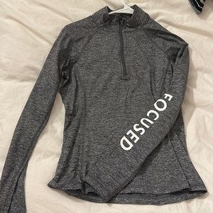 Gray athletic jacket